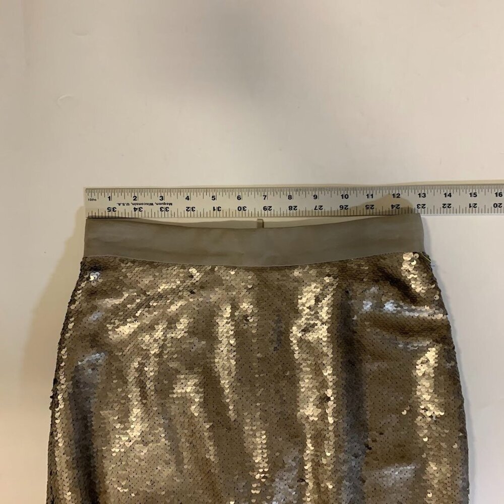 Banana Republic Women's Sequin Knee Length Pencil Skirt SIze 0 NWT - Picture 11 of 13